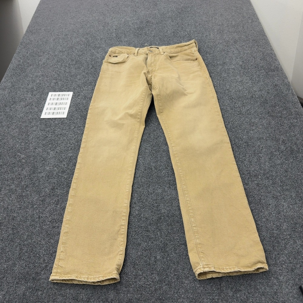 Polo Ralph Lauren Pants Mens 32x32 Khaki Cotton Hampton Relaxed Straight Casual